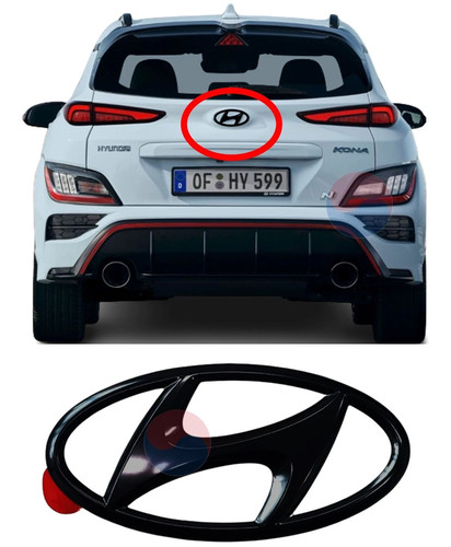 Copri badge racetech hyundai - badge,